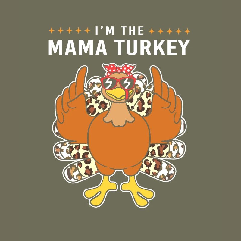 Thanksgiving Mama Mutter Oma Großmutter