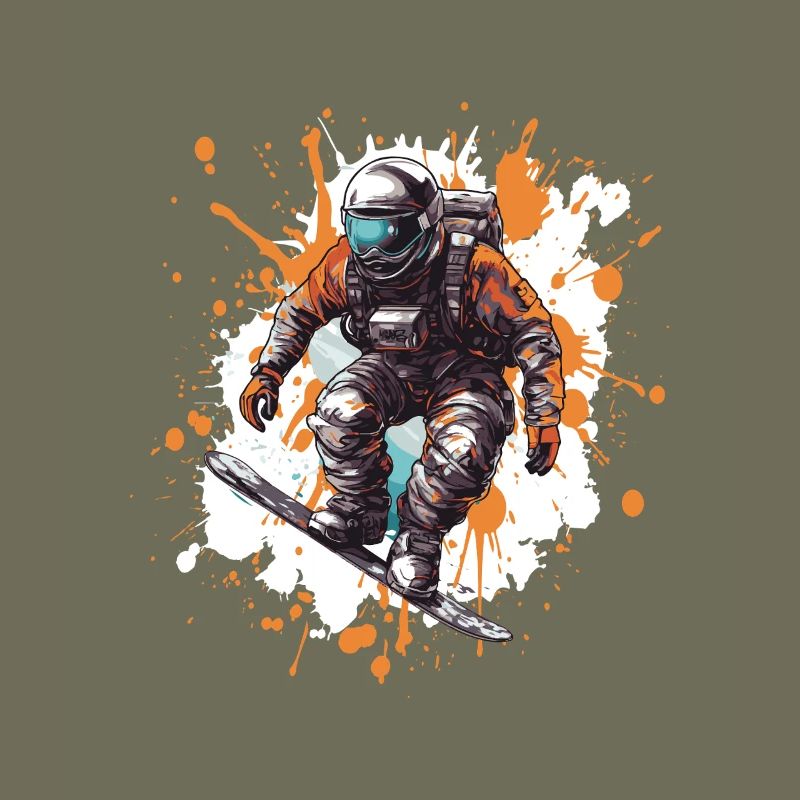 Astronaut Snowboard