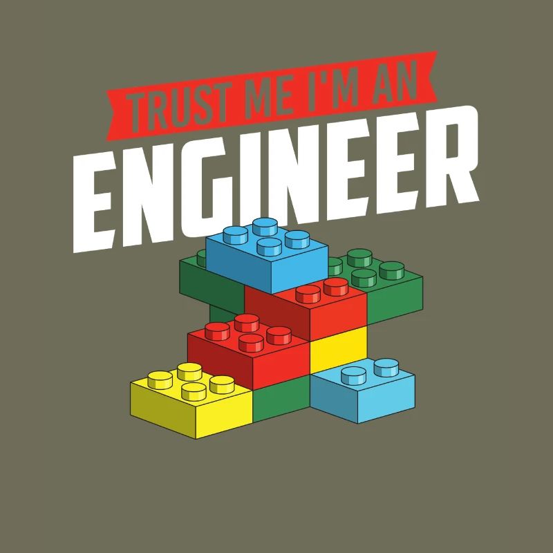 Glaub mir, ich bin ein Ingenieur Brick Builder Block Build