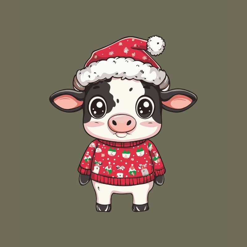 Kuh Weihnachten
