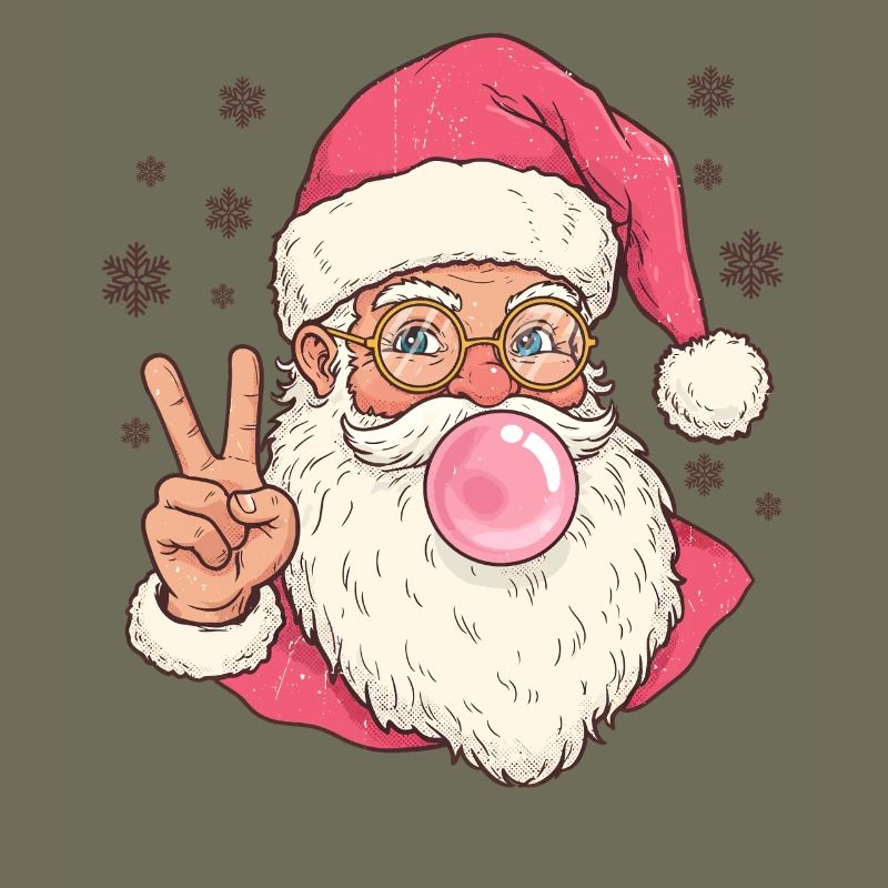 Weihnachtsmann Bubble Gum