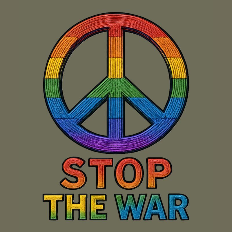 Peace Zeichen Regenbogen – Stop The War Design