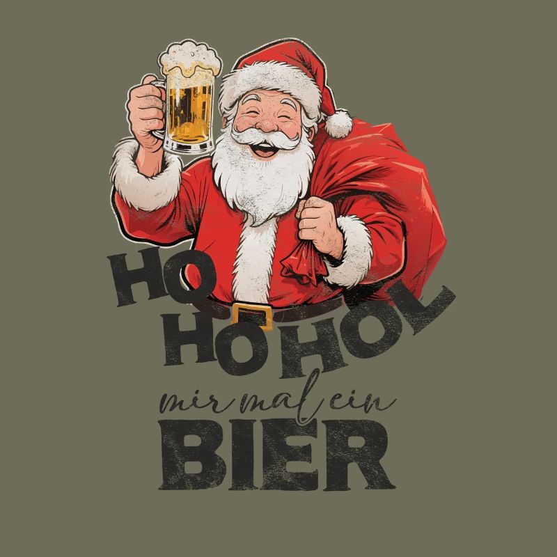 Santa sagt hol mir mal ein Bier
