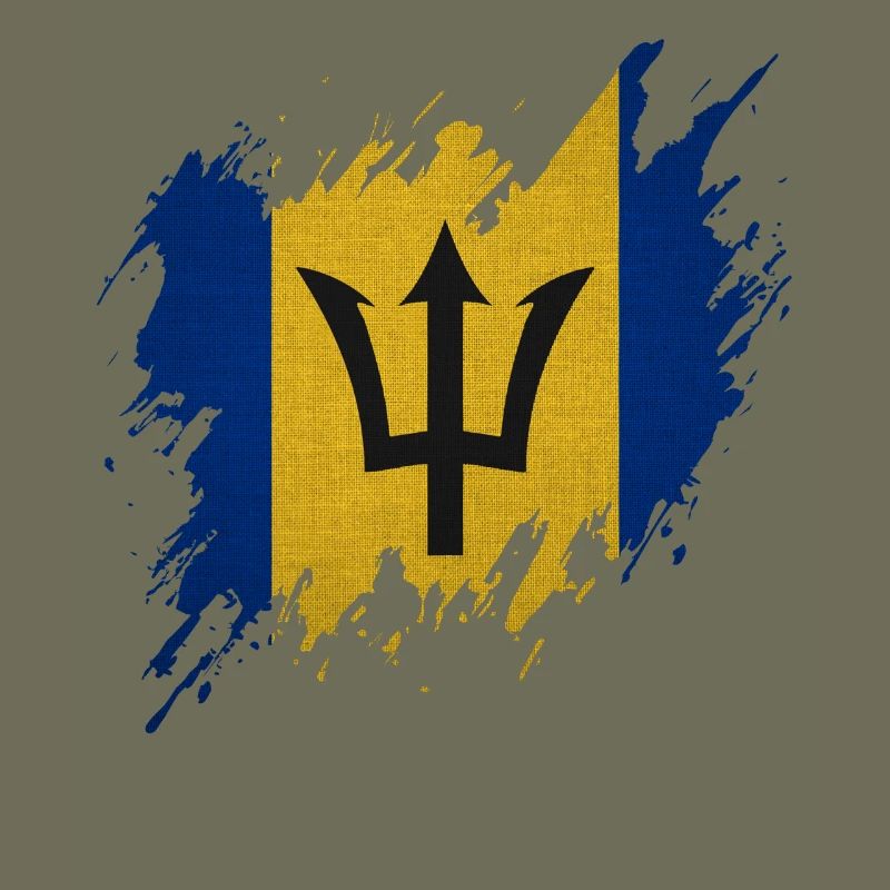 Barbados-Flagge, Ripp-Style
