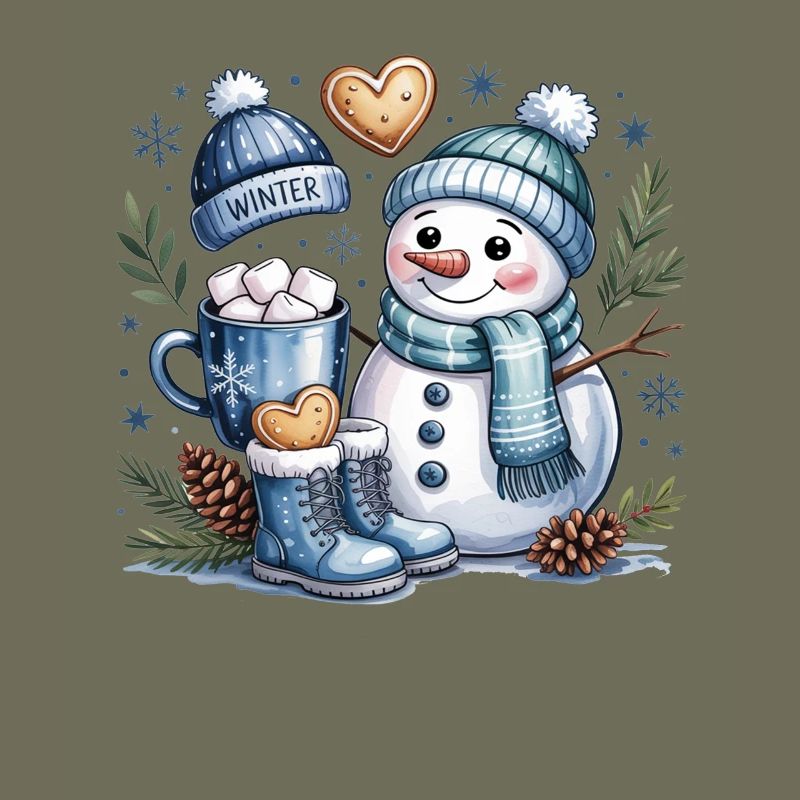Winter Magic Snowman Cocoa