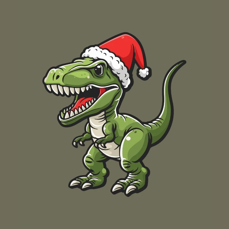 Dinosaur T-Rex Christmas