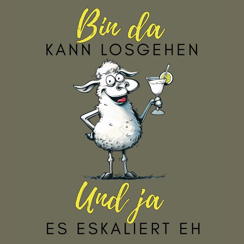 Bin da Und ja Partyschaf