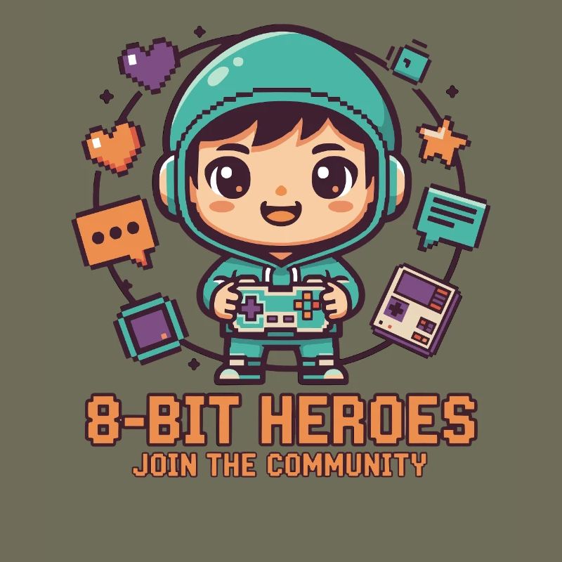 HÉROS 8 BITS | Jeux Rétro Chibi Communauté Pixel