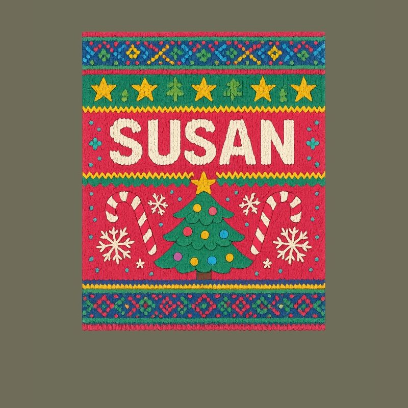 Susan Christmas Knit Art 