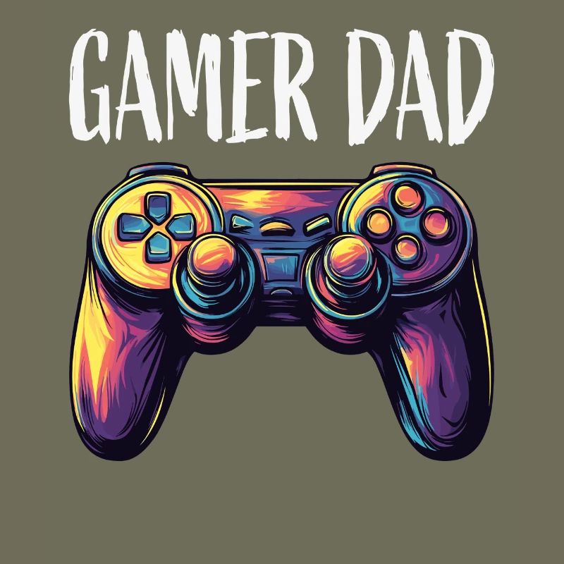 Gamer Dad Controller Neon