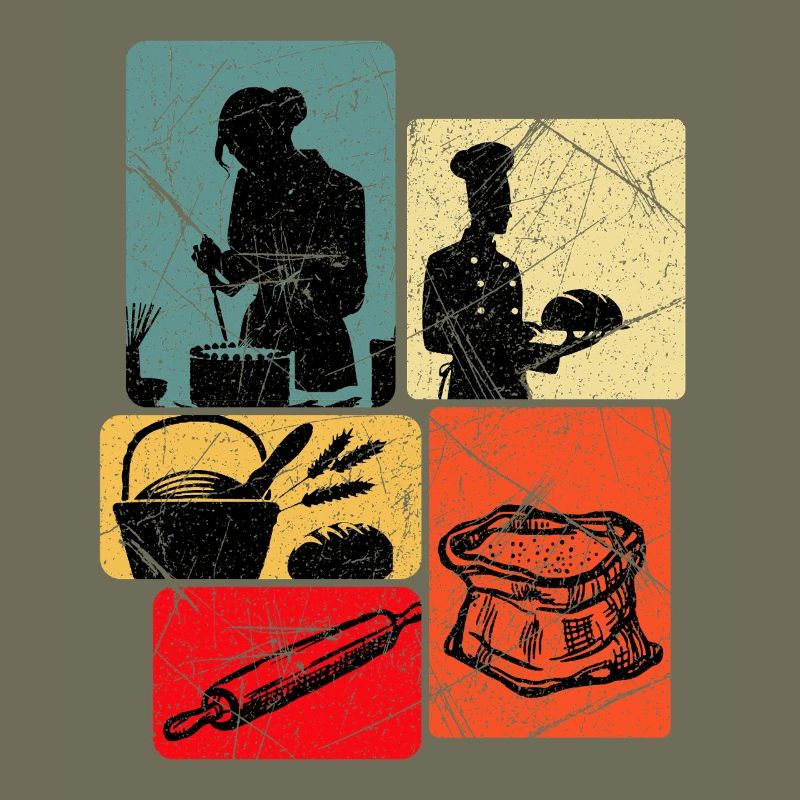 Cooking Studio Popart Collage