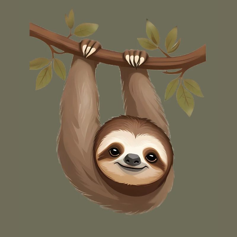 Sloth on a branch – Slow charm