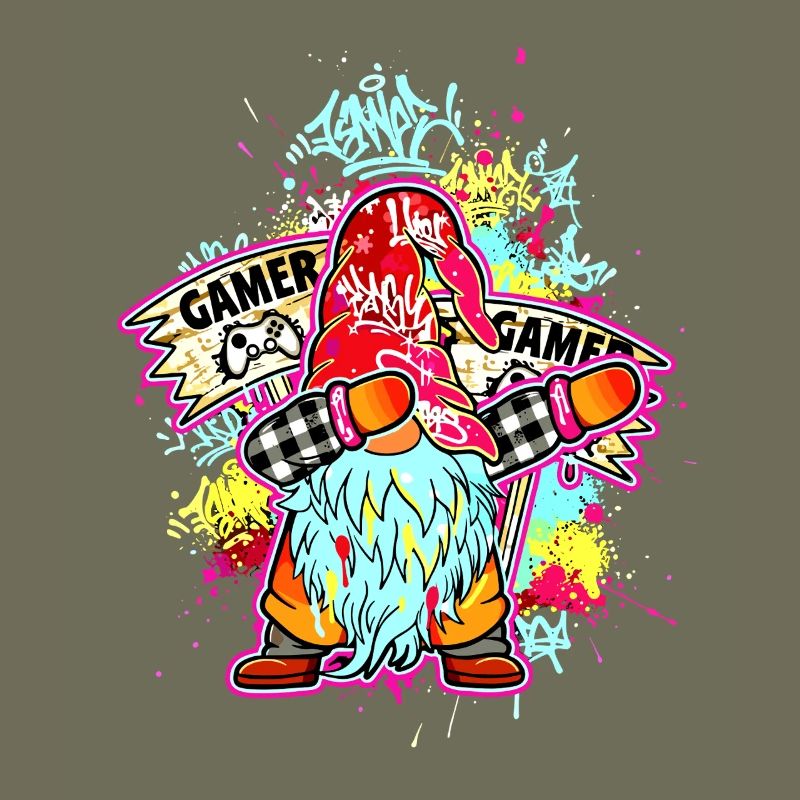 GAMER WICHTEL Dab Controller Gaming Xmas Zocker