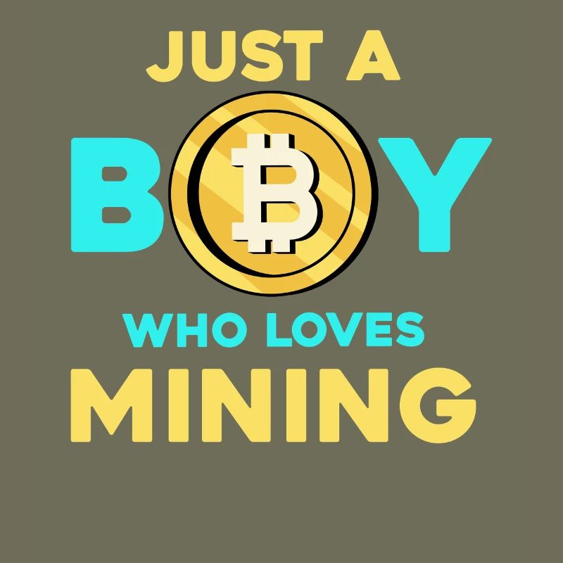 Krypto Mining Junge – Bitcoin Leidenschaft
