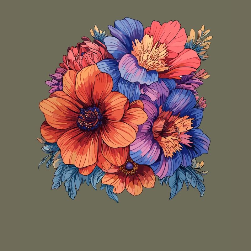 Blütenexplosion Farbpalette