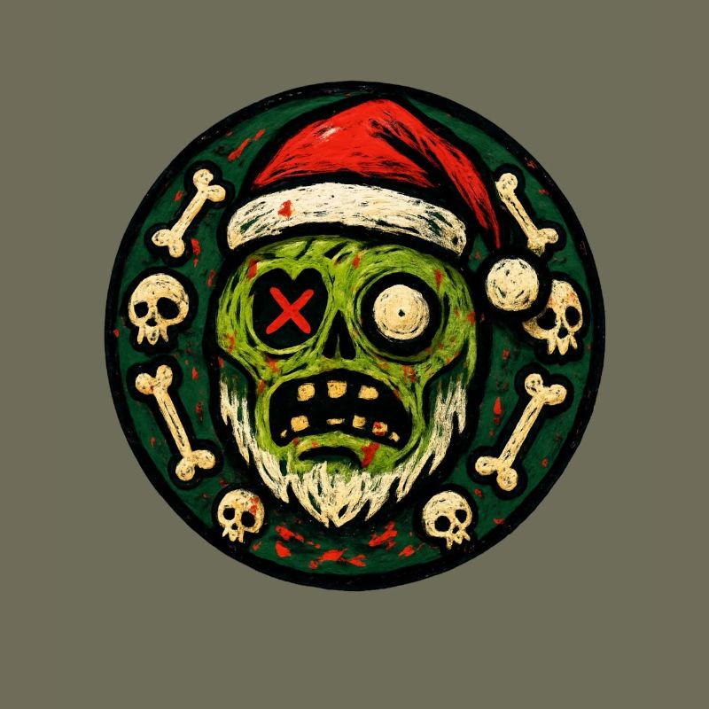 Zombie-Weihnachtsmann