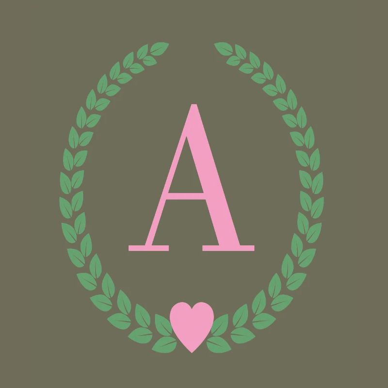 Letter A monogram