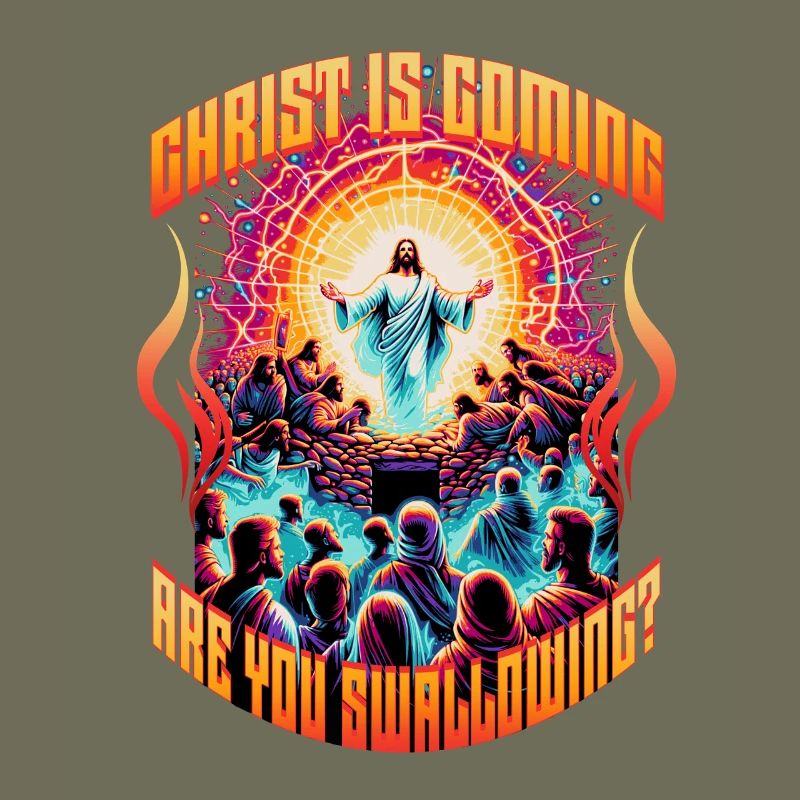 Le Christ arrive. Tu avale ? Inutilisable