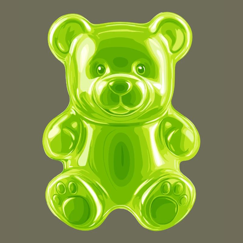 Green Rubber Bear