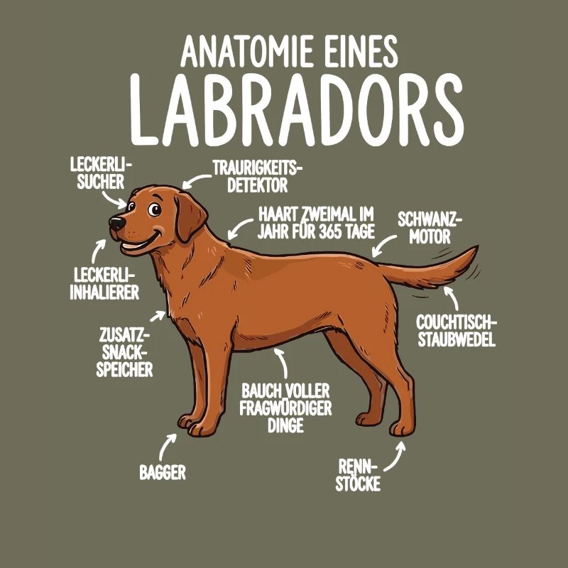 Anatomie d’un Labrador – Design Fun Foxred