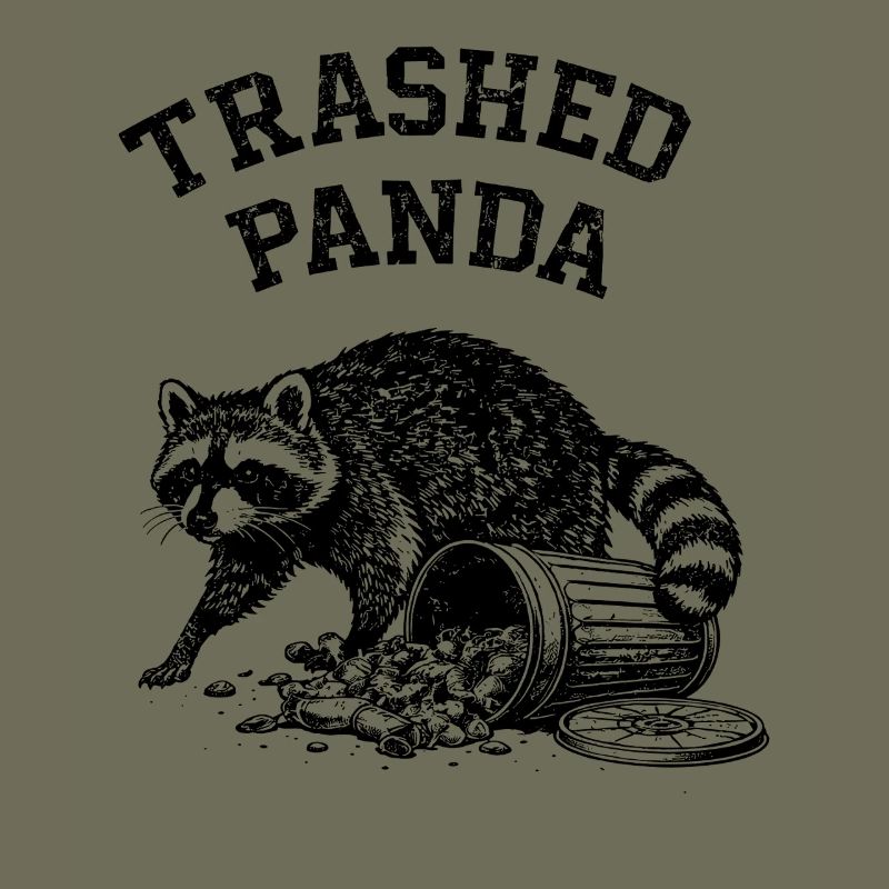 Trashed Panda
