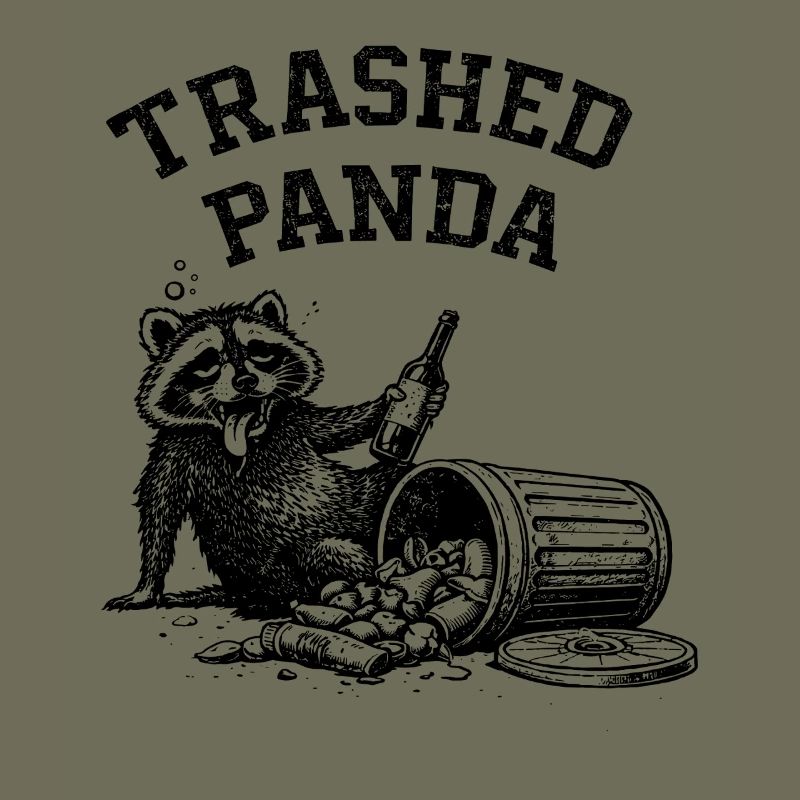 Trashed Panda