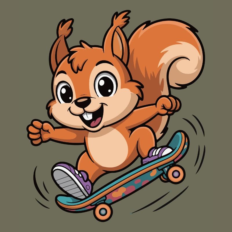 Skate-Eichhörnchen Sprinter
