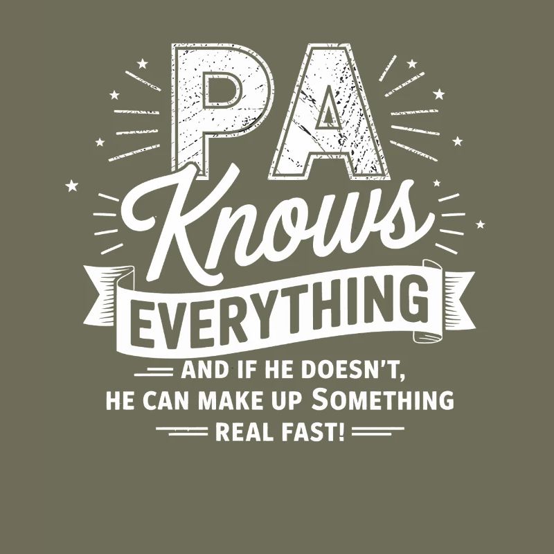 PA knows everything – he invents it quickly