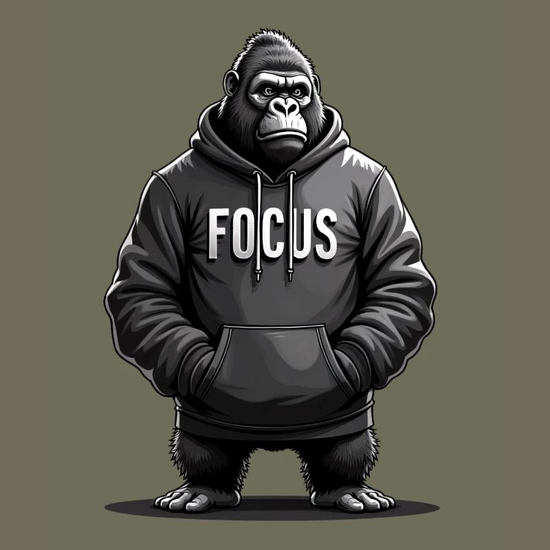 Concentration Gorille Effort Motivation