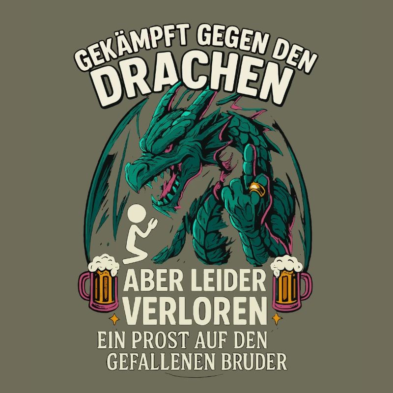 Drachenkampf Bruder, JGA Bierfreunde Spaß