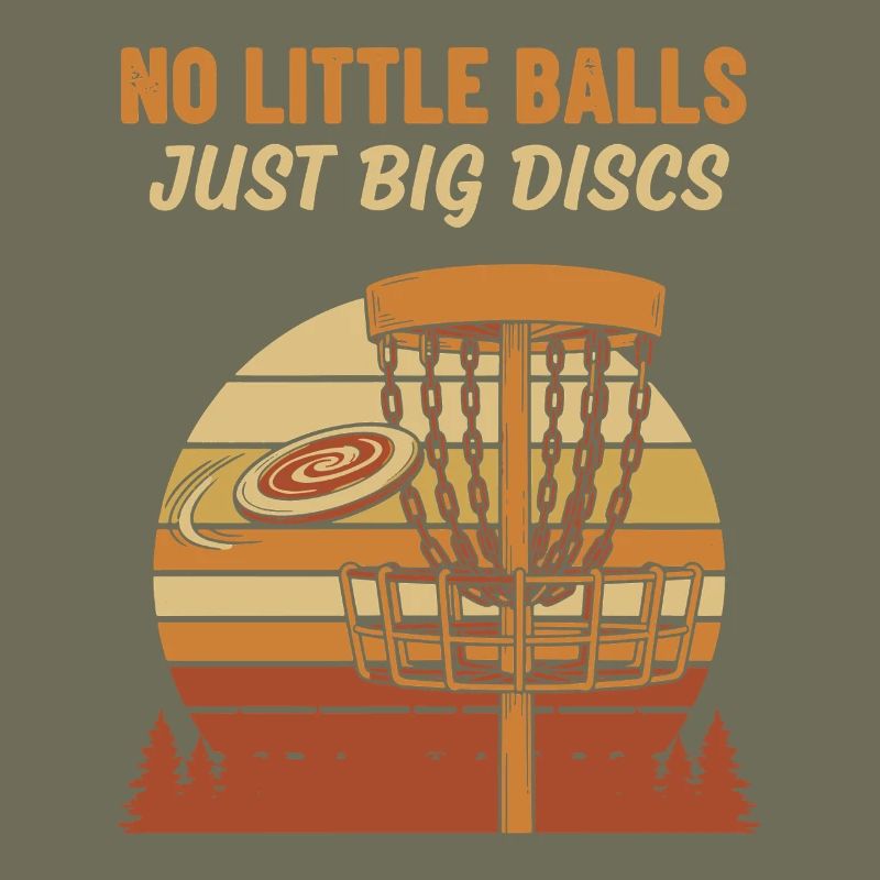 No Little Balls Just Big Discs Disc Golf Fun