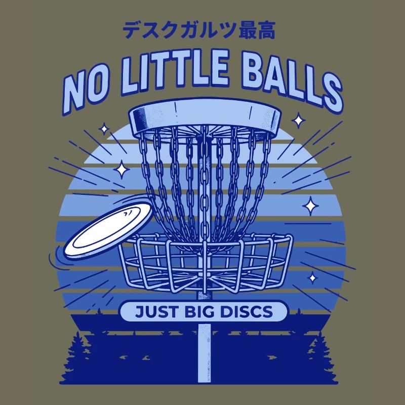 Disc Golf No Little Balls Just Big Discs Basket