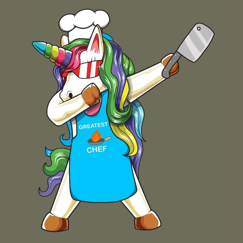 Dapping de licorne Greatest Chef Chef Maître Cuisinier
