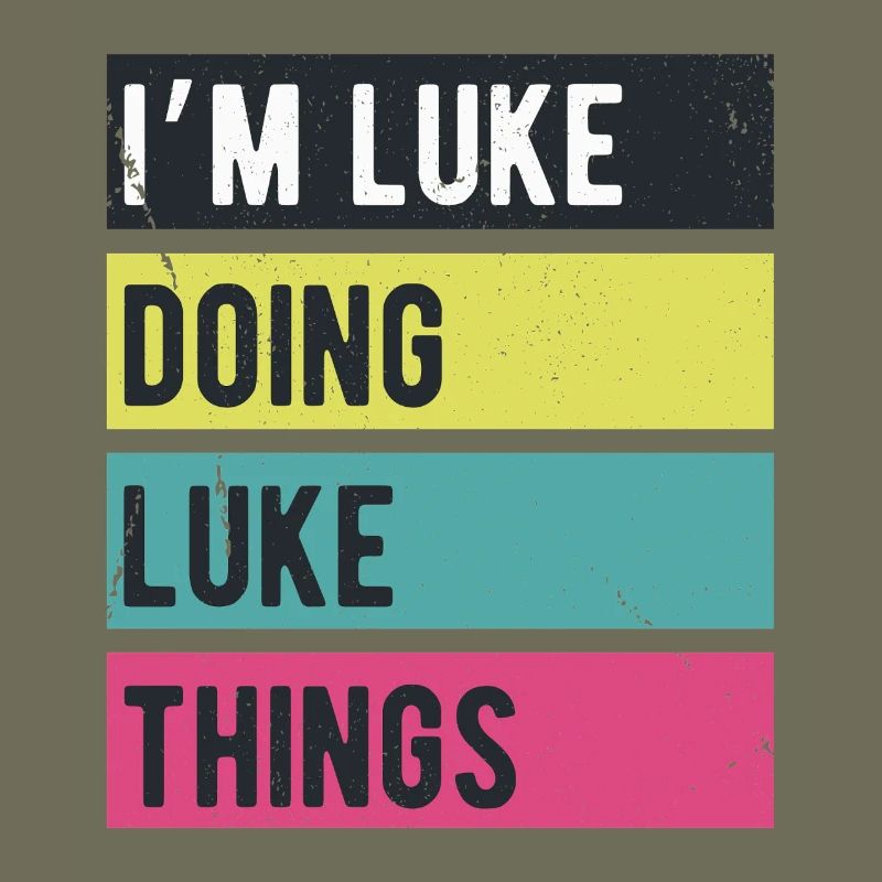I’m Luke Doing Luke Things Retro Colors