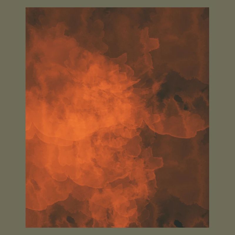 Flammiger Nebel Farbspiel