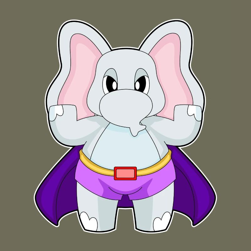 Elephant Superhero Cloak