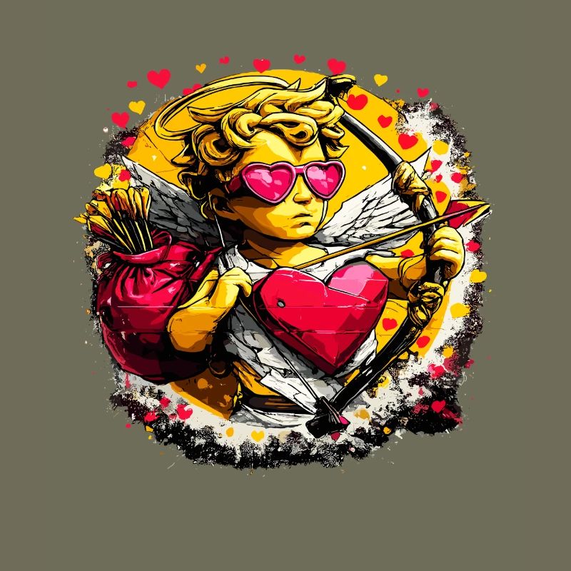 Cupid Graffiti Herzbogen
