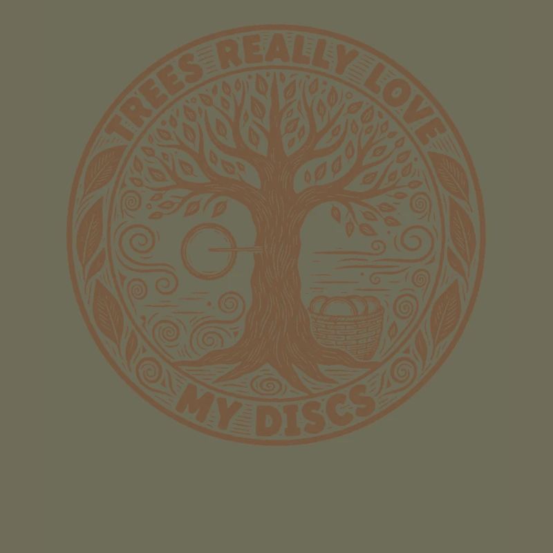 Trees Really Love My Discs Disc Golf Fun