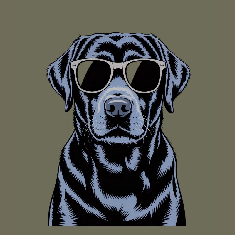 Schwarzer Labrador 