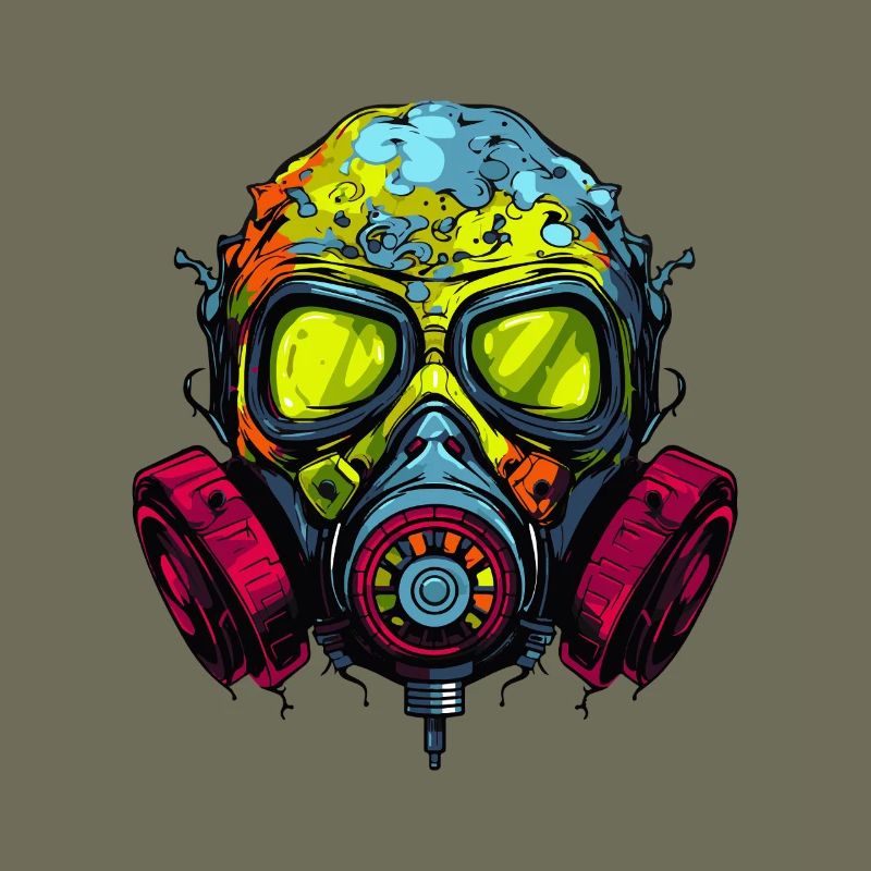 Gas Mask Graffiti
