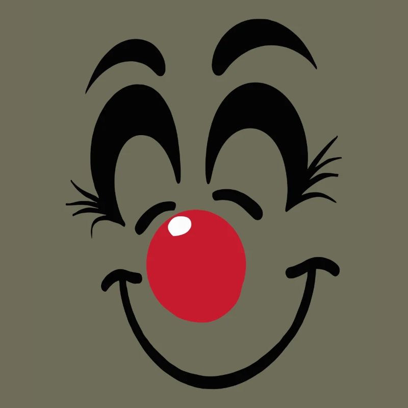 Carnaval du visage de clown joyeux Carnaval Carnaval