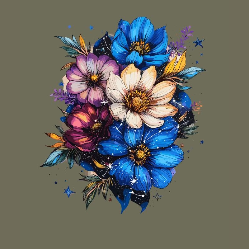 Explosion des couleurs du cosmos Blossom