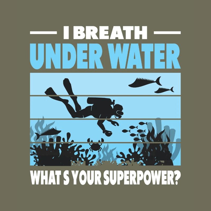 Funny diver design