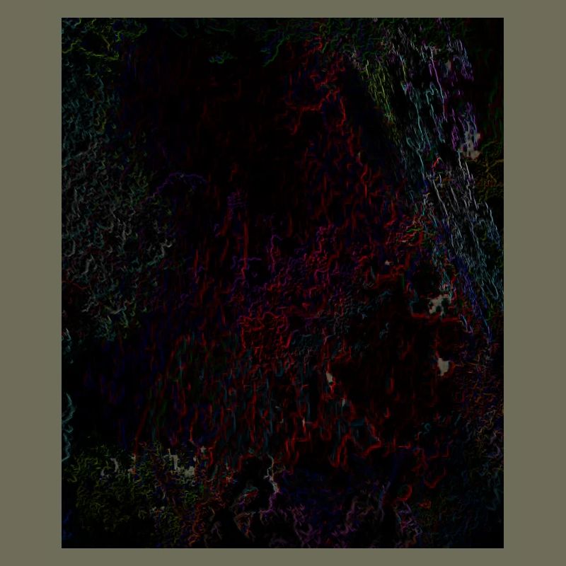 Dunkle Neonlinien Muster