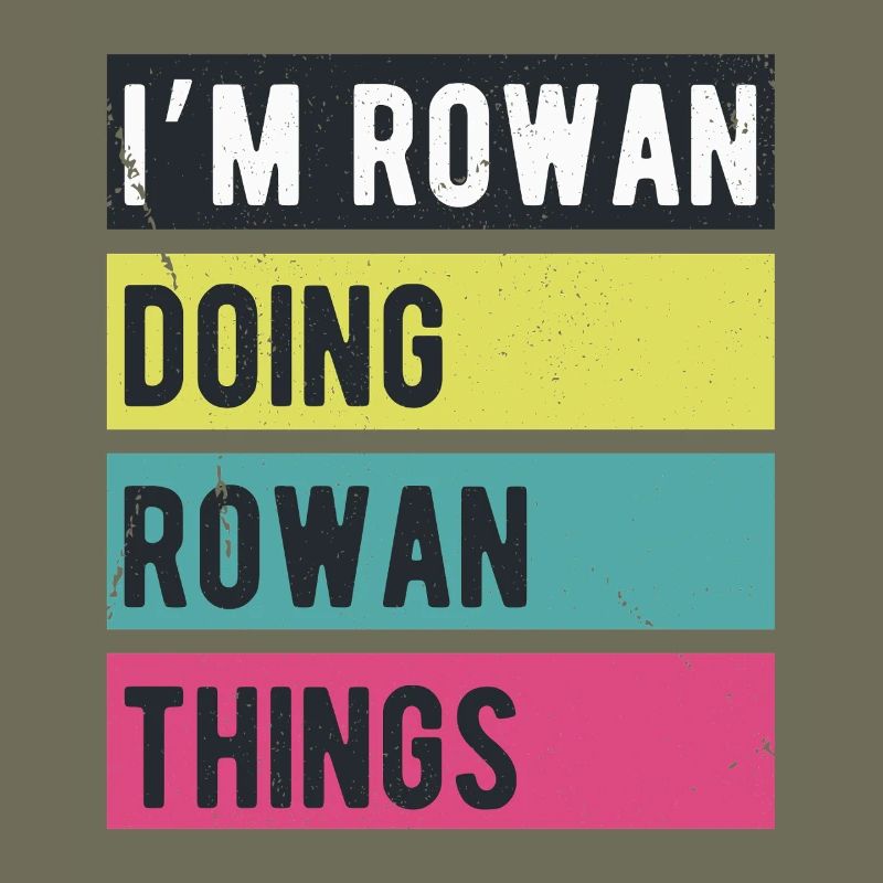 I'm Rowan Doing Rowan Things Retro Colors