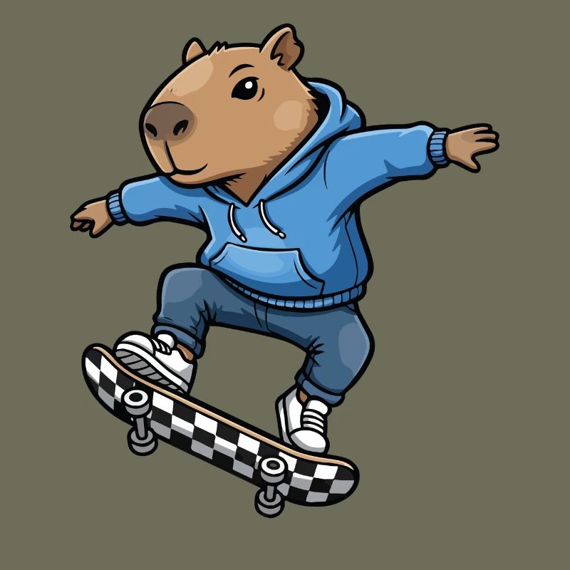 Capybara Skateboard