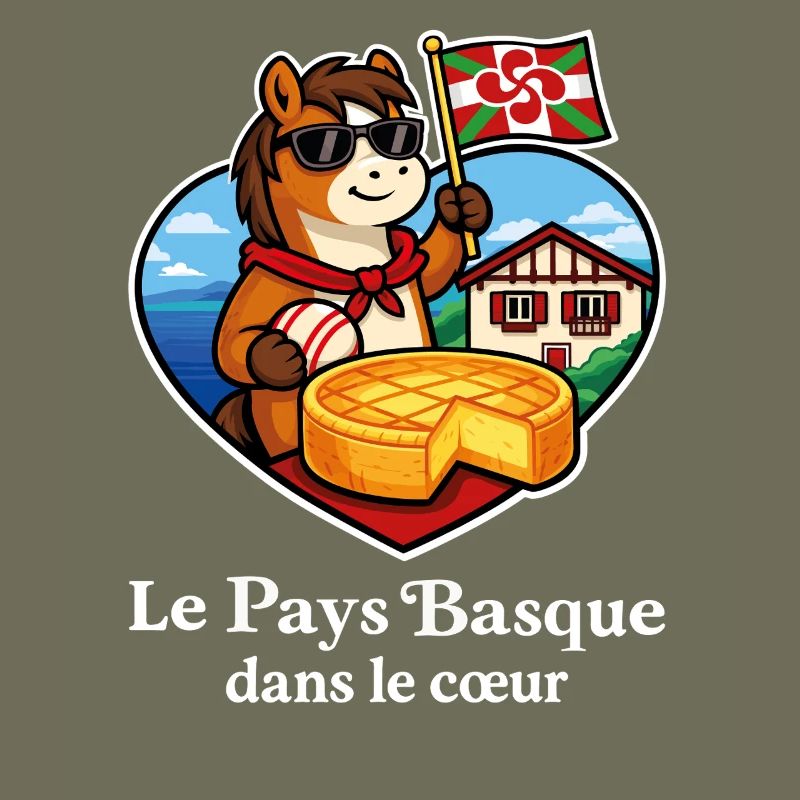 Pays Basque dans le Cœur Pottok Gâteau Basque