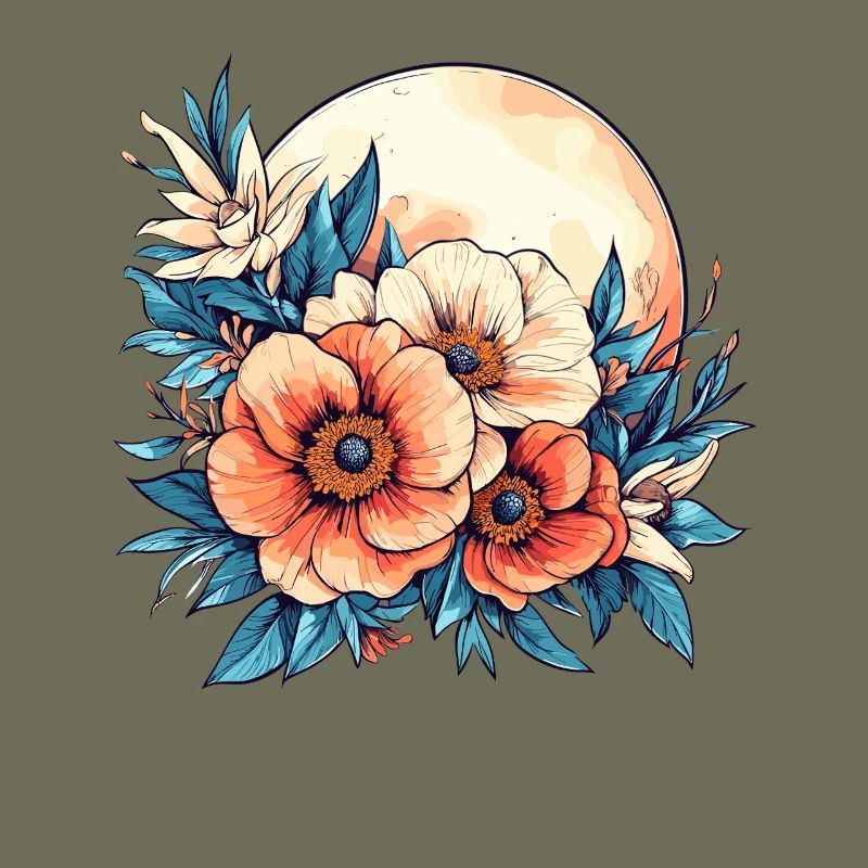 Mondschein Blütenkreis