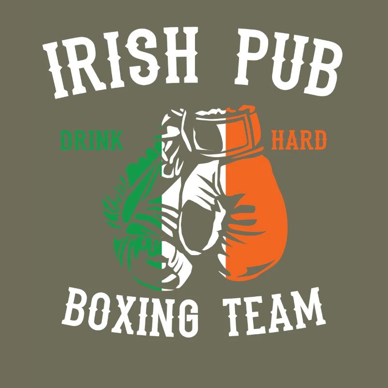 Irisches Pub-Boxteam
