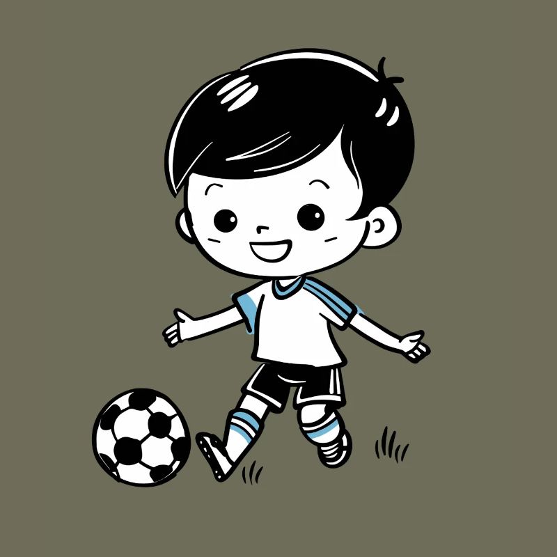 Fußballjunge